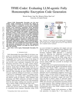 TFHE-Coder: Evaluating LLM-agentic Fully Homomorphic Encryption Code Generation