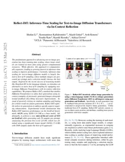 Reflect-DiT: Inference-Time Scaling for Text-to-Image Diffusion Transformers via In-Context Reflection