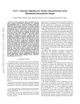 GS-I$^{3}$: Gaussian Splatting for Surface Reconstruction from Illumination-Inconsistent Images