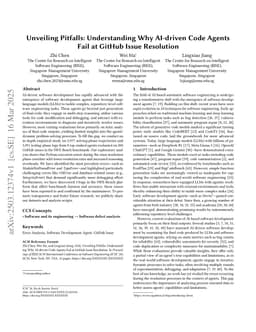 Unveiling Pitfalls: Understanding Why AI-driven Code Agents Fail at GitHub Issue Resolution