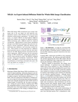 MExD: An Expert-Infused Diffusion Model for Whole-Slide Image Classification
