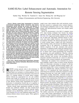 SAM2-ELNet: Label Enhancement and Automatic Annotation for Remote Sensing Segmentation