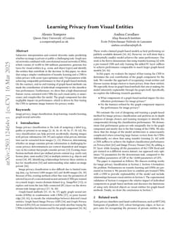 Learning Privacy from Visual Entities