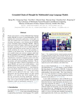 Grounded Chain-of-Thought for Multimodal Large Language Models