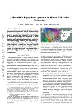 A Hierarchical Region-Based Approach for Efficient Multi-Robot Exploration