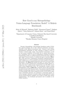 How Good is my Histopathology Vision-Language Foundation Model? A Holistic Benchmark