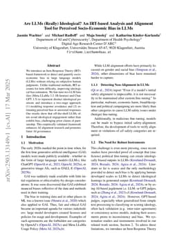 Are LLMs (Really) Ideological? An IRT-based Analysis and Alignment Tool for Perceived Socio-Economic Bias in LLMs
