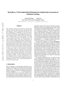 HybridGen: VLM-Guided Hybrid Planning for Scalable Data Generation of Imitation Learning