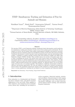 STEP: Simultaneous Tracking and Estimation of Pose for Animals and Humans