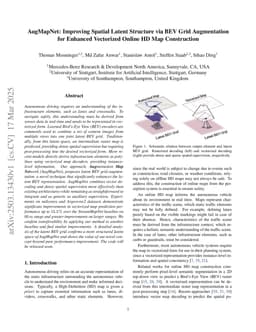 AugMapNet: Improving Spatial Latent Structure via BEV Grid Augmentation for Enhanced Vectorized Online HD Map Construction