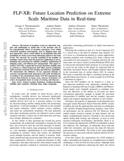 FLP-XR: Future Location Prediction on Extreme Scale Maritime Data in Real-time