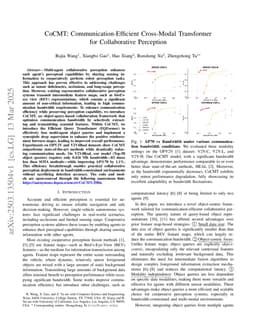 CoCMT: Communication-Efficient Cross-Modal Transformer for Collaborative Perception