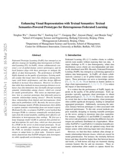Enhancing Visual Representation with Textual Semantics: Textual Semantics-Powered Prototypes for Heterogeneous Federated Learning