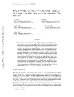 Scale-Aware Contrastive Reverse Distillation for Unsupervised Medical Anomaly Detection