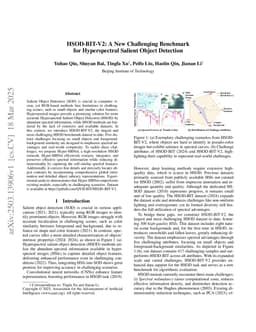 HSOD-BIT-V2: A New Challenging Benchmarkfor Hyperspectral Salient Object Detection
