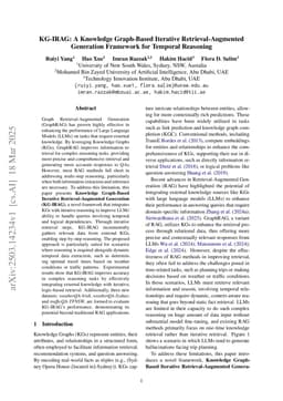 KG-IRAG: A Knowledge Graph-Based Iterative Retrieval-Augmented Generation Framework for Temporal Reasoning