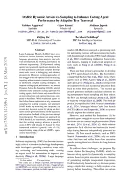 DARS: Dynamic Action Re-Sampling to Enhance Coding Agent Performance by Adaptive Tree Traversal