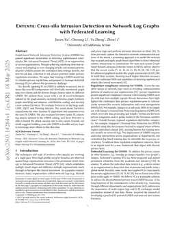 Entente: Cross-silo Intrusion Detection on Network Log Graphs with Federated Learning