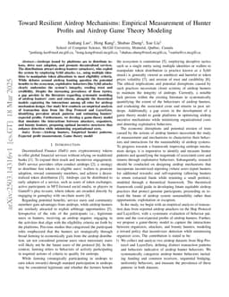Toward Resilient Airdrop Mechanisms: Empirical Measurement of Hunter Profits and Airdrop Game Theory Modeling
