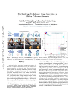 EvolvingGrasp: Evolutionary Grasp Generation via Efficient Preference Alignment