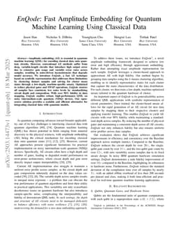 EnQode: Fast Amplitude Embedding for Quantum Machine Learning Using Classical Data