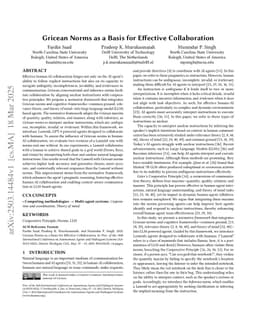Gricean Norms as a Basis for Effective Collaboration