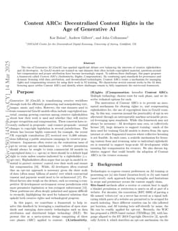 Content ARCs: Decentralized Content Rights in the Age of Generative AI