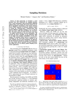 Sampling Decisions