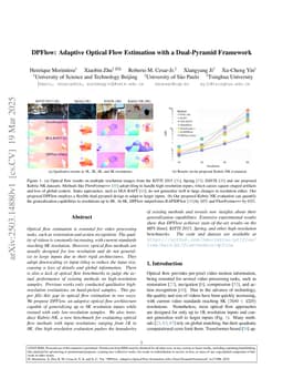 DPFlow: Adaptive Optical Flow Estimation with a Dual-Pyramid Framework