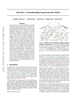 DeCaFlow: A Deconfounding Causal Generative Model