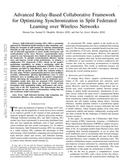 Advanced Relay-Based Collaborative Framework for Optimizing Synchronization in Split Federated Learning over Wireless Networks
