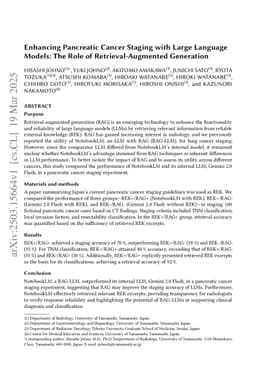 Enhancing Pancreatic Cancer Staging with Large Language Models: The Role of Retrieval-Augmented Generation