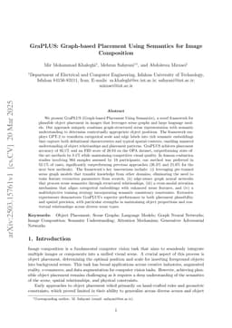 GraPLUS: Graph-based Placement Using Semantics for Image Composition