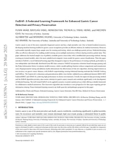 FedSAF: A Federated Learning Framework for Enhanced Gastric Cancer Detection and Privacy Preservation