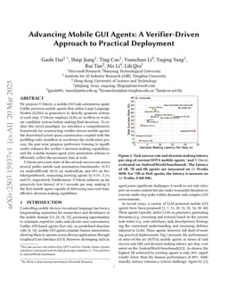 Advancing Mobile GUI Agents: A Verifier-Driven Approach to Practical Deployment