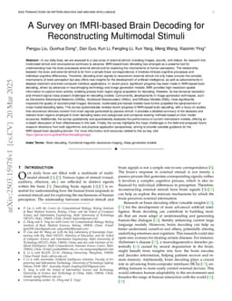 A Survey on fMRI-based Brain Decoding for Reconstructing Multimodal Stimuli