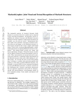 MarkushGrapher: Joint Visual and Textual Recognition of Markush Structures