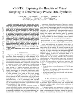 VP-NTK: Exploring the Benefits of Visual Prompting in Differentially Private Data Synthesis