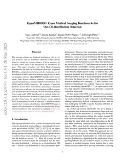 OpenMIBOOD: Open Medical Imaging Benchmarks for Out-Of-Distribution Detection