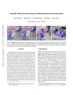 SceneMI: Motion In-betweening for Modeling Human-Scene Interactions