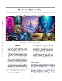Ultra-Resolution Adaptation with Ease