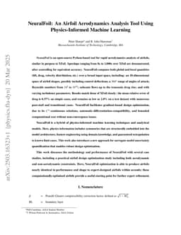 NeuralFoil: An Airfoil Aerodynamics Analysis Tool Using Physics-Informed Machine Learning