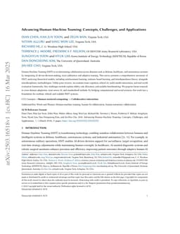 Advancing Human-Machine Teaming: Concepts, Challenges, and Applications