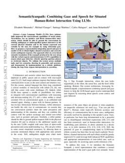 SemanticScanpath: Combining Gaze and Speech for Situated Human-Robot Interaction Using LLMs