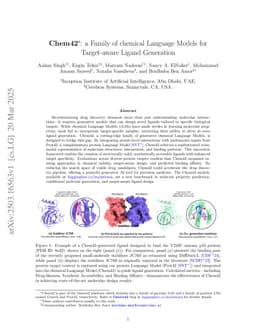 Chem42: a Family of chemical Language Models for Target-aware Ligand Generation