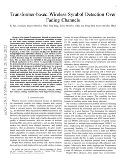 Transformer-based Wireless Symbol Detection Over Fading Channels