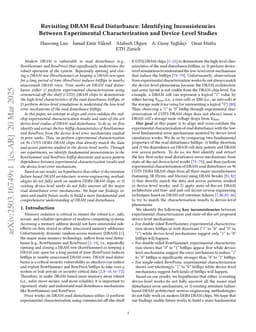 Revisiting DRAM Read Disturbance: Identifying Inconsistencies Between Experimental Characterization and Device-Level Studies