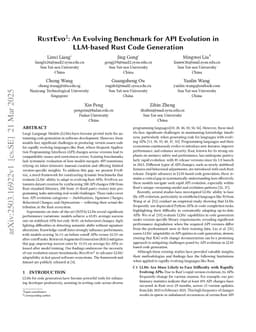 RustEvo^2: An Evolving Benchmark for API Evolution in LLM-based Rust Code Generation
