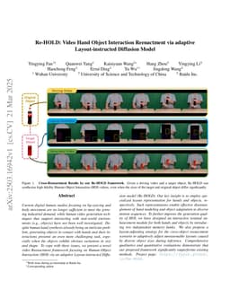 Re-HOLD: Video Hand Object Interaction Reenactment via adaptive Layout-instructed Diffusion Model