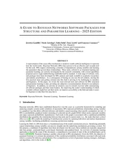 A Guide to Bayesian Networks Software Packages for Structure and Parameter Learning -- 2025 Edition
